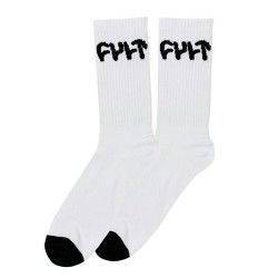 CHAUSSETTES CULT LOGO BLANC